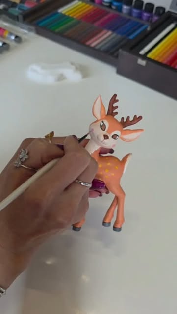 A deer takes shape — original image from 3D Wonderlab