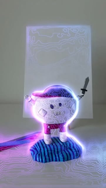 A character with a story — original image from 3D Wonderlab