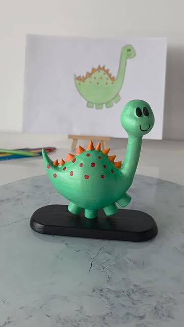 Hello, little dinosaur — original image from 3D Wonderlab