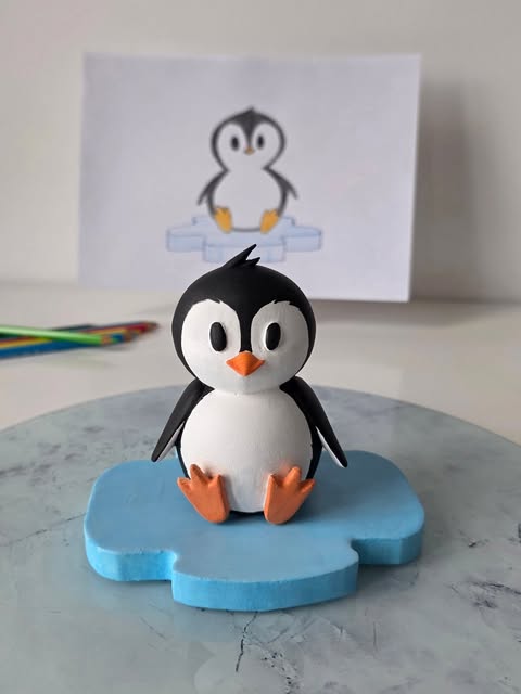 Meet the little penguin — original image from 3D Wonderlab